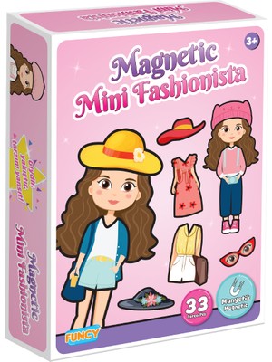 Funcy Mini Fashionista Moda Kutu Oyunu 33 Parça Renkli Eğlenceli Tasarım 3+ Yaş Kız Çocuk