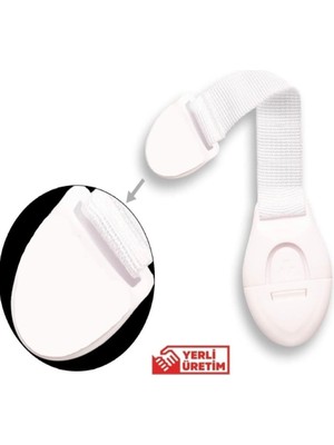 Abuy 10 Adet Çocuk Bebek Çekmece Dolap Beyaz Eşya Güvenlik Emniyet Koruma Kilidi - Çok Amaçlı Kilit