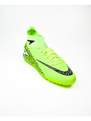 Babalı Laliga 610 Yeşil Çoraplı Erkek Halı Saha Ayakkabısı