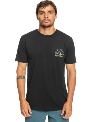 Quiksilver Originalbarrel Erkek Siyah Tişört