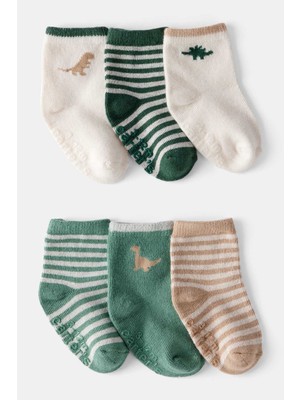 Carter's Erkek Bebek Desenli 6lı Çorap