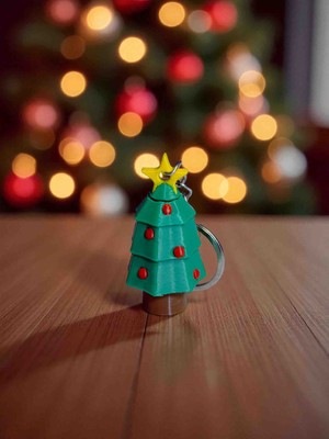 Sfenks. Yılbaşı Ağacı Temalı Anahtarlık