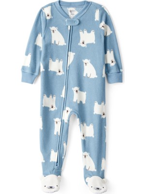 Carter's Erkek Çocuk Yeşil Polar Tulum