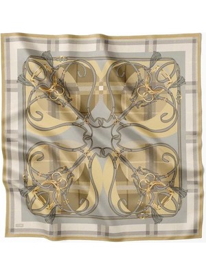 Belli Saf Ipek Eşarp 4206D (T)-34