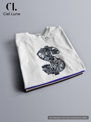 Nevermind Dolar Ghetto Özel Oversize Unisex Tişört