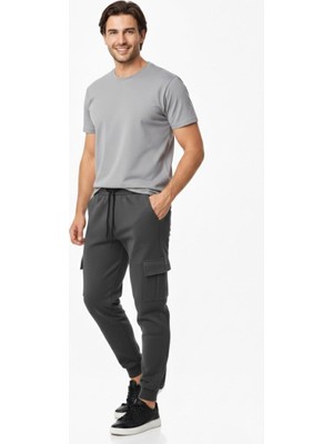 Baglan Erkek Kargo Cepli Manşetli Eşofman Altı 091 BGL-ST04783