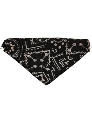 Temu Üçgen Şeklinde, Ayarlanabilir Kedi ve Köpek Boyun Bandanası Siyah Renk