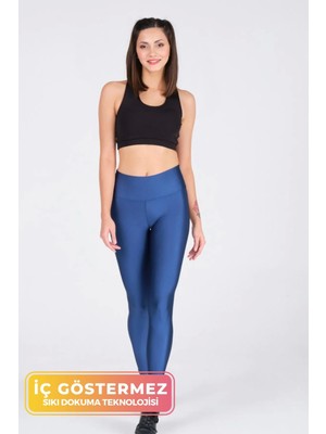 Enenstyle Fashıon Boutıque Kadın Konforlu Yeni Sezon Sporcu Modeli Yazlık Spor Taytı Fitness Gym Training Parlak Spor Tayt