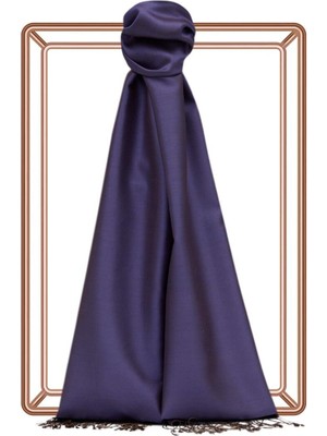 İpekevi Ipekevi Çift Taraflı Ipek Şal Violet