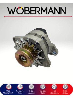 Wöbermann Tofaş Doğan Kartal Alternatör 75 AMPER | Şarj Dinamosu | 12V Sistem Uyumlu