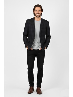 Suitmen Erkek Kışlık Kumaş Tek Ceket 4 Drop BGL-ST04983