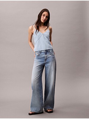 Calvin Klein Kadın Mavi Gömlek