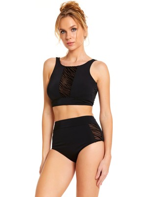 Beruflic Argento 01-1411-1145 Kadın Tül Detay Büstiyer Bikini