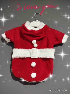 Winnie The Pet Kedi & Köpek Noel Yılbaşı Kiyafeti Kostüm Hırka