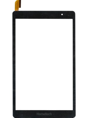 OEM Hometech Uyumlu Alfa 8 Mg Tablet Touch  Dokunmatik Siyah Ön Cam