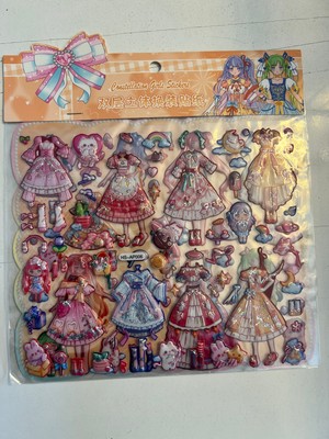 Airbrush Tattoo Sticker Prenses Elbise Giydirme Etkinlik Oyunu 2 Kartela Birden Model3