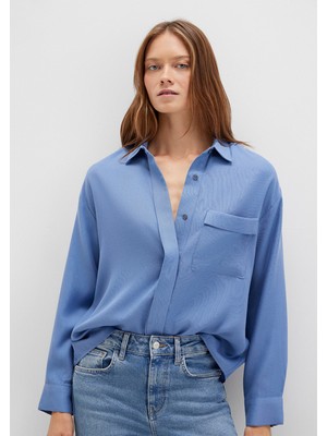 Mavi Mavi (TENCEL™) Liyosel Gömlek 1211354-86802