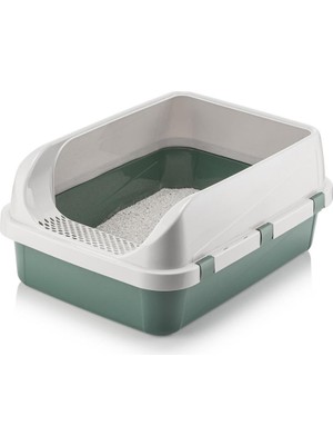 Handy Plast Roomy-10 Açık Kedi Tuvaleti Koku Filtresi ve Ergonomik Yapı ile Kolay Temizlik