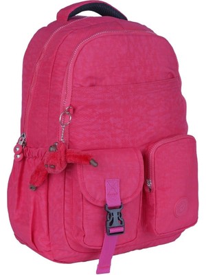 Rky Serenity Relaxion Suya Dayanıklı Klinkır Kumaş 9 Bölmeli Geniş Hacimli Okul Günlük Spor Seyahat Sırt Çantası