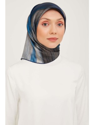 Silk Home Armine Ipek Eşarp Nostalji - 9017-05 Mavi Sura