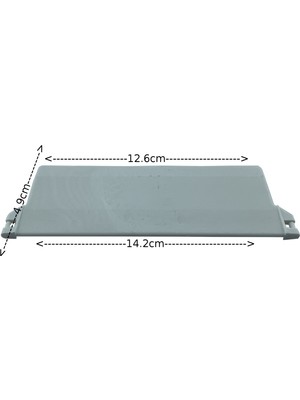 erfleks Kumaş Dikey Perde 127 mm Etek Ağırlığı Siyah (1 Adet) - DPY0027