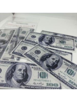 Yenilebilir Kağıt Wafer Paper Hazır Kesilmiş Gıda Baskı Dolar