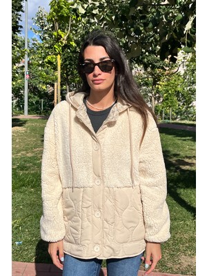 Love The Wind Peluşlu Bol Kesim Mont