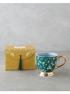 English Home Leafscape New Bone China Kupa 460 ml Yeşil