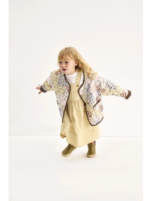 Marvy Kids Marvy Nola Patch Desenli Kapitone Ceket