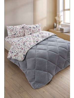 Formeya Morena Tek Kişilik Wellsoft Yorgan Uyku Seti Lastikli Çarşaflı Yastık Kılıflı Tek Kişilik Uyku Seti