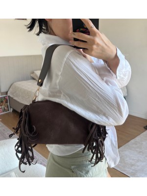 Jolie Süet Acı Kahve Çanta