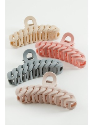 Fantastik Store Zincir Şekilli Renkli Mandal Toka 11 cm