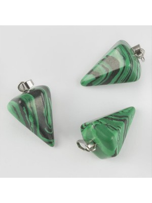 Fantastik Store Malahit Pandül Doğaltaş Kolye Ucu