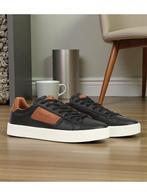 Benetton 12113 Siyah Tam Ortopedik Sneaker Günlük Erkek Spor Ayakkabı