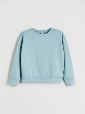 Lc Waikiki Yeni Sezon Bisiklet Yaka Kız Çocuk Sweatshirt