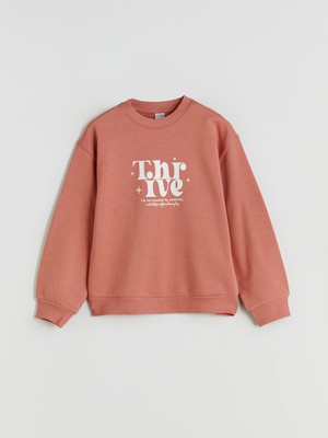 Lc Waikiki Yeni Sezon Bisiklet Yaka Kız Çocuk Sweatshirt