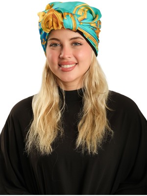 Hürrem Bone Çağla Yeşili Pratik Hazır Geçmeli Tesettür Bone Ipek Desenli 2410_32