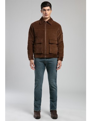 Lee Cooper Lonroy Erkek Kadife Ceket Kahverengi