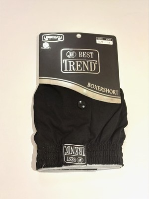 Monalisa Home Lastikli  Düğmeli Siyah Renk Xxl Beden Boxershort