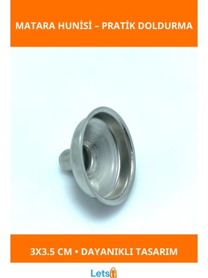 Letsii Kompakt Dayanıklı Matara Hunisi Seyahat ve Günlük Kullanım Için Ideal