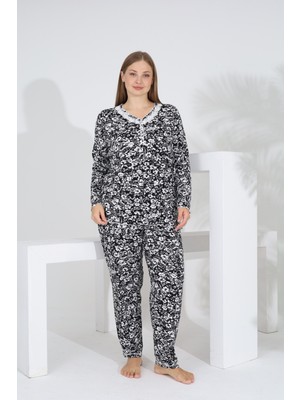 Evia Angelique Bambu Uzun Kol Kadın Pijama Takımı 22013