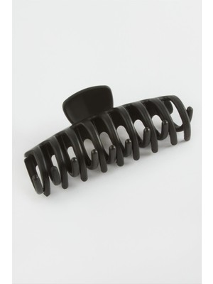 Fantastik Store Düz Siyah Renkli Mandal Toka 11 cm