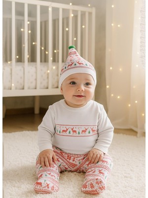 Kitikate Organik Nordic 3'lü Takım Kırmızı