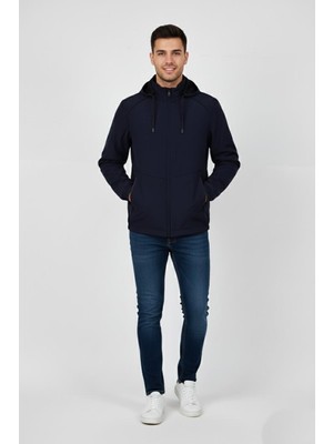 Bigazzi Erkek Kapüşonlu Mevsimlik Spor Mont 8077 BGL-ST04919