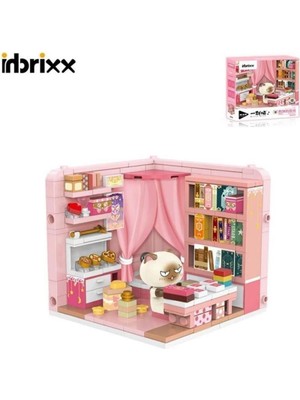 Nilly Toys P885006 Panlos Kedi Makyaj  Odası 247 Parça Block Oyuncak