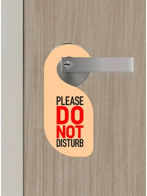 Bemenda Please Do Not Disturb, Lütfen Rahatsız Etmeyin Kapı Askısı Kapı Uyarı Levhası