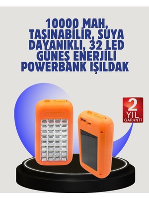 BYZM Gold Silver GS-875 Kamp ve Acil Durum Işıldaklı Powerbank