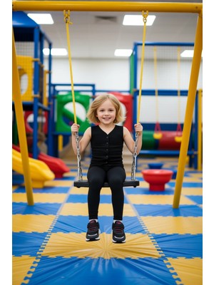 FRM Kız Çocuk V Yaka Düğmeli Fitilli Yelek ve Esnek Tayt Kombini Kaliteli Şık Rahat