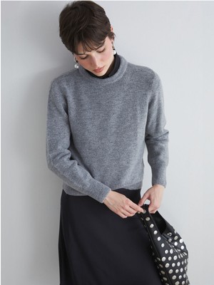 LC Waikiki Yeni Sezon Bisiklet Yaka Kadın Triko KAZAK_8684685553192