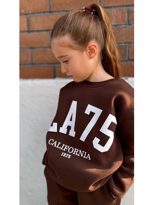Narin Kids 3 Ip Şardonlu Garson Boy Oversize Jagger Paça Kışlık Kız Çocuk Alt Üst Takım